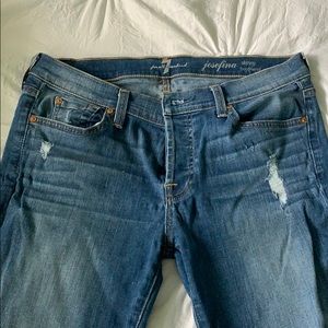 7 for All Mankind Josefina skinny boyfriend jeans